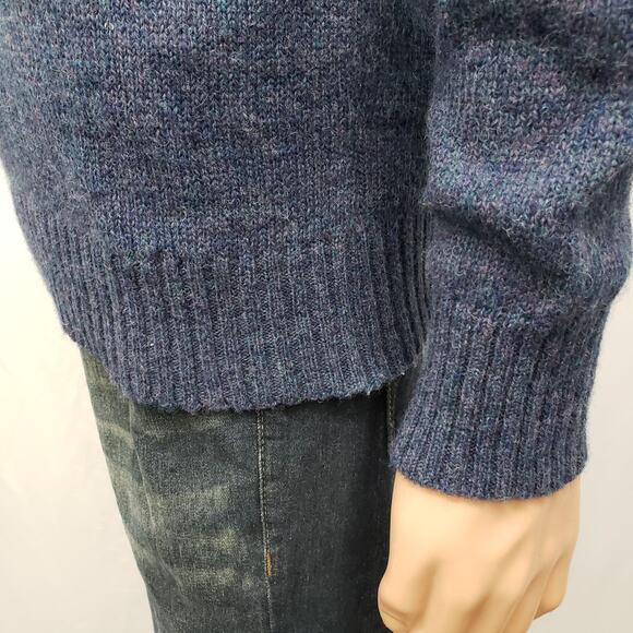 Vintage Robert Bruce Union Made in USA V-neck Sweater Wool Blend M/L - Picture 6 of 11